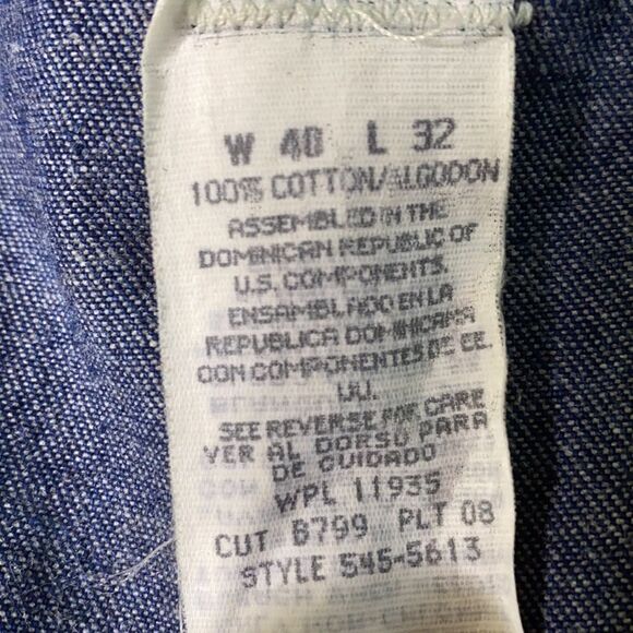 Big mac Authentic Workwear Vintage Denim Overalls - Picture 6 of 8